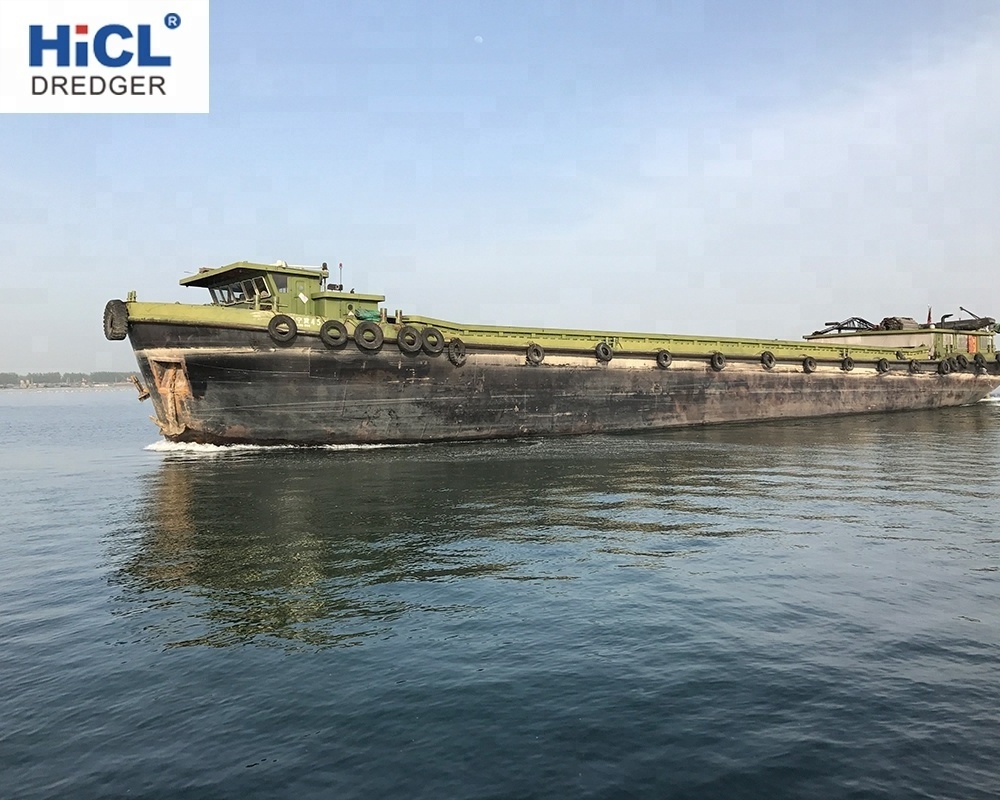 300T sand transportation barge/ship/boat/vessel with belt conveyor made by China shipyard