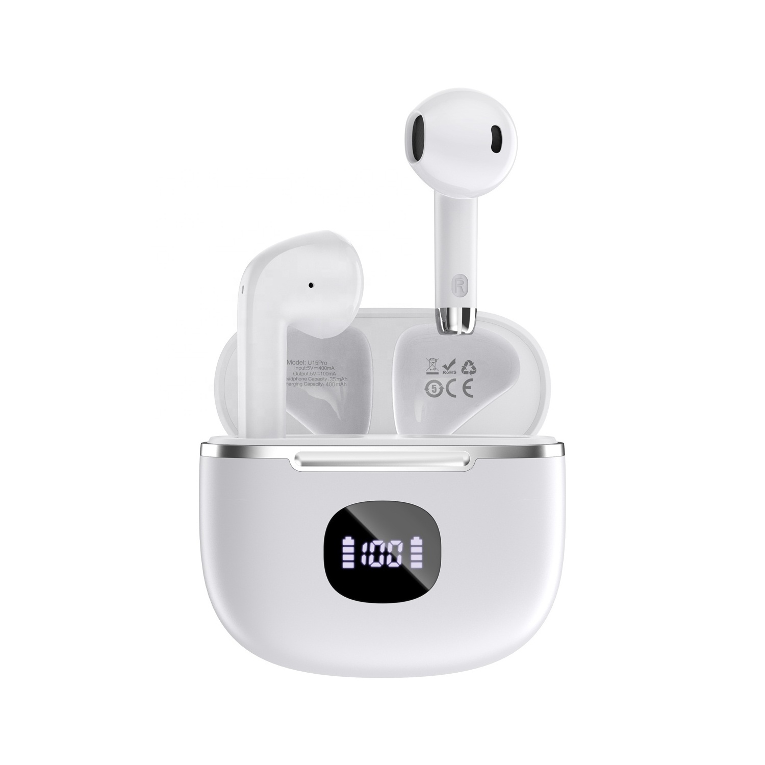 LED display TWS Headphone Bluetooth 5.3 In-Ear Headset TWS auriculares audifonos Wireless Earbuds Mini Noise Cancelling Earphone