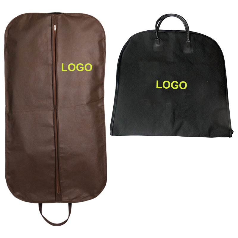 China Factory Wholesale Customized Garment Cover Bag Storage, Dust-proof Eco-Friendly Non Woven Suit Bag Travel Business Trips