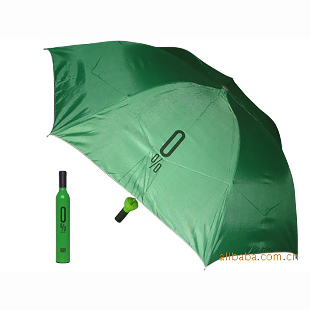 New Product simple Polyester fabric Length 59cm (including handle) Wine Bottle Umbrella