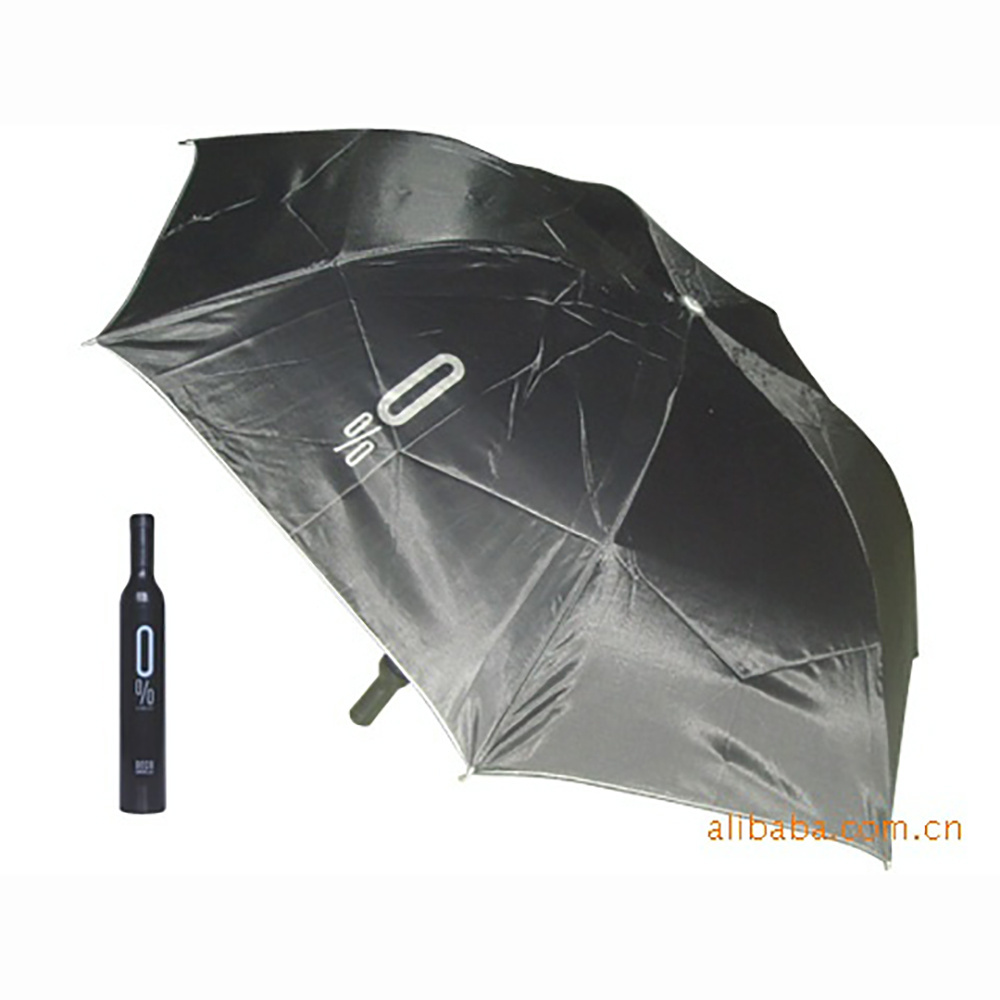 New Product simple Polyester fabric Length 59cm (including handle) Wine Bottle Umbrella