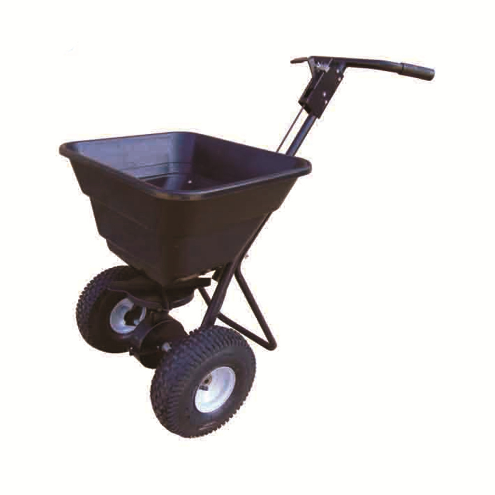 Manual Garden Fertilizer Stainless Steel Broadcast Walk Behind Lawn Planter Seed Spreader