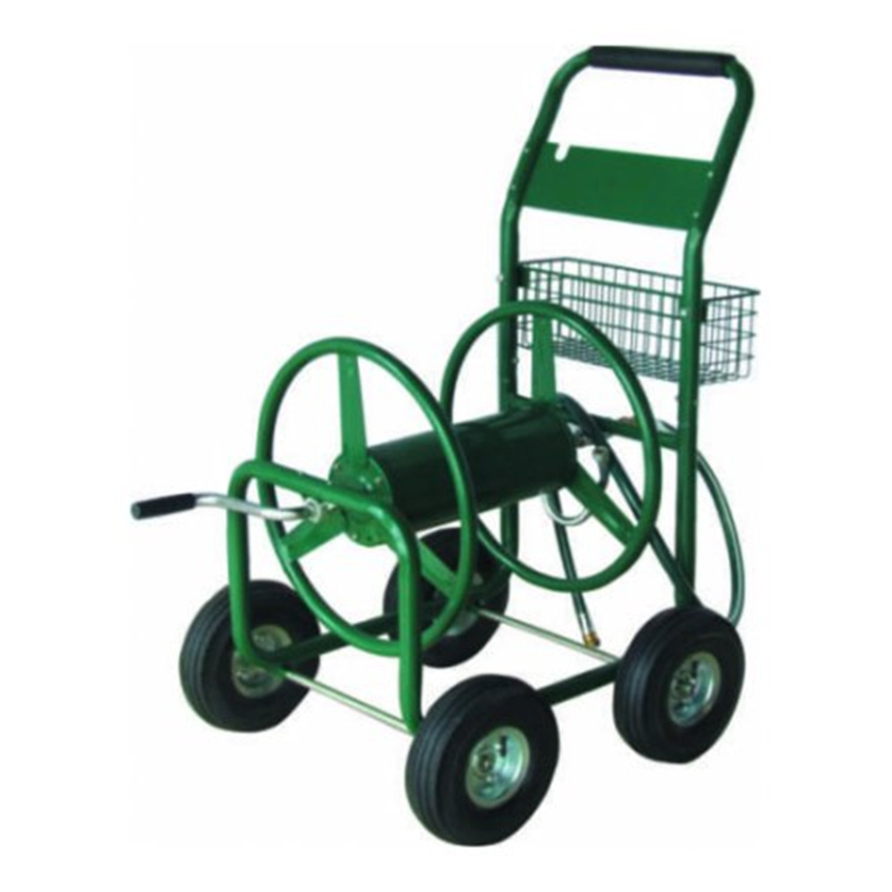 Wholesale Steel Water Hose Reel With 4 Wheel Cart 1/2