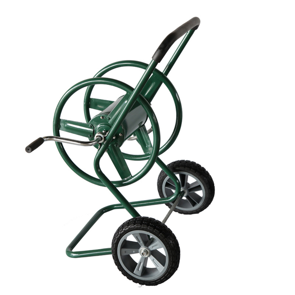 Wholesale Steel Water Hose Reel With 4 Wheel Cart 1/2