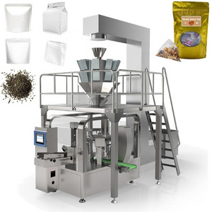 Rotary Automatic food dry dog nuts potato Weighing Packaging Machine