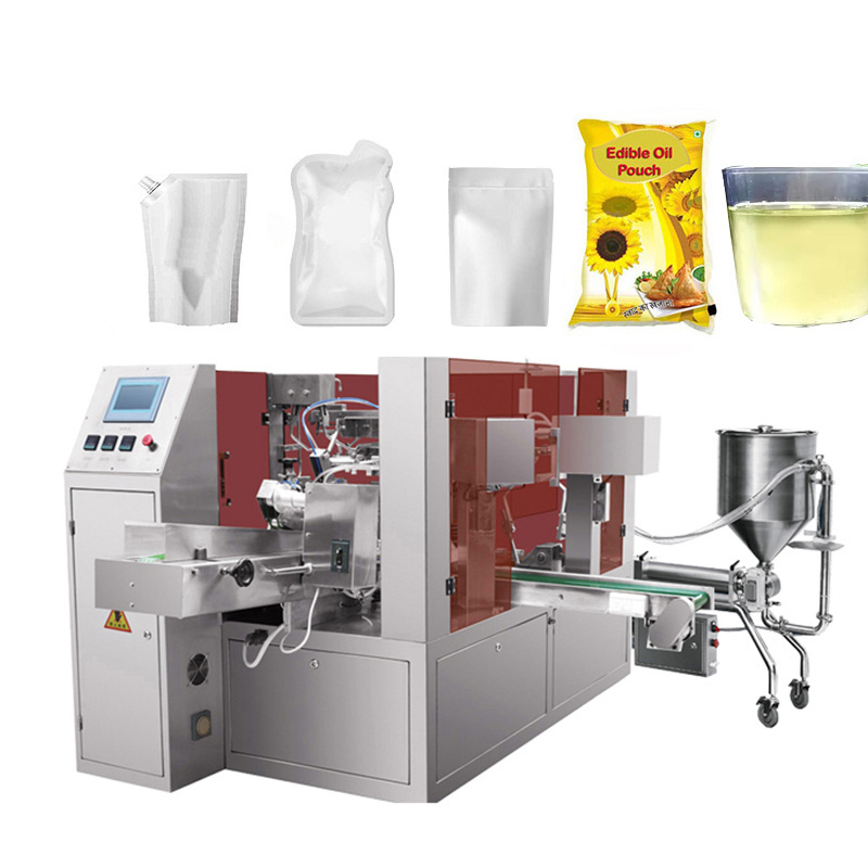 Automatic Murstard Cooking Edible Oil Filling Sealing Packing Machine