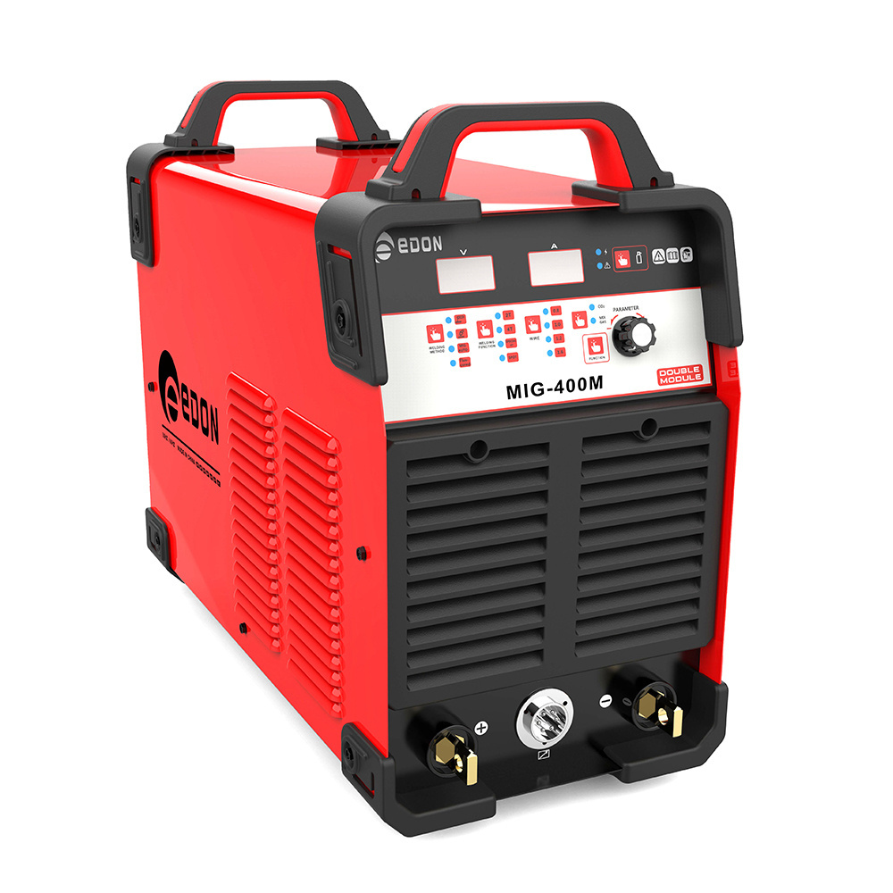 EDON IGBT DC Inverter 3 phase MIG-400 500 welding machine high frequency heavy duty CO2 gas mig mag smart one key welder