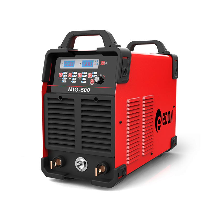 EDON IGBT DC Inverter 3 phase MIG-400 500 welding machine high frequency heavy duty CO2 gas mig mag smart one key welder