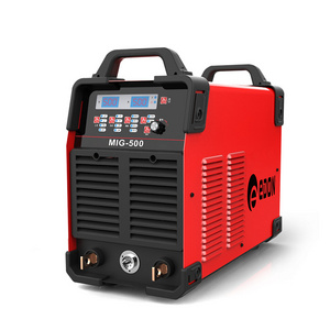 EDON IGBT DC Inverter 3 phase MIG-400 500 welding machine high frequency heavy duty CO2 gas mig mag smart one key welder