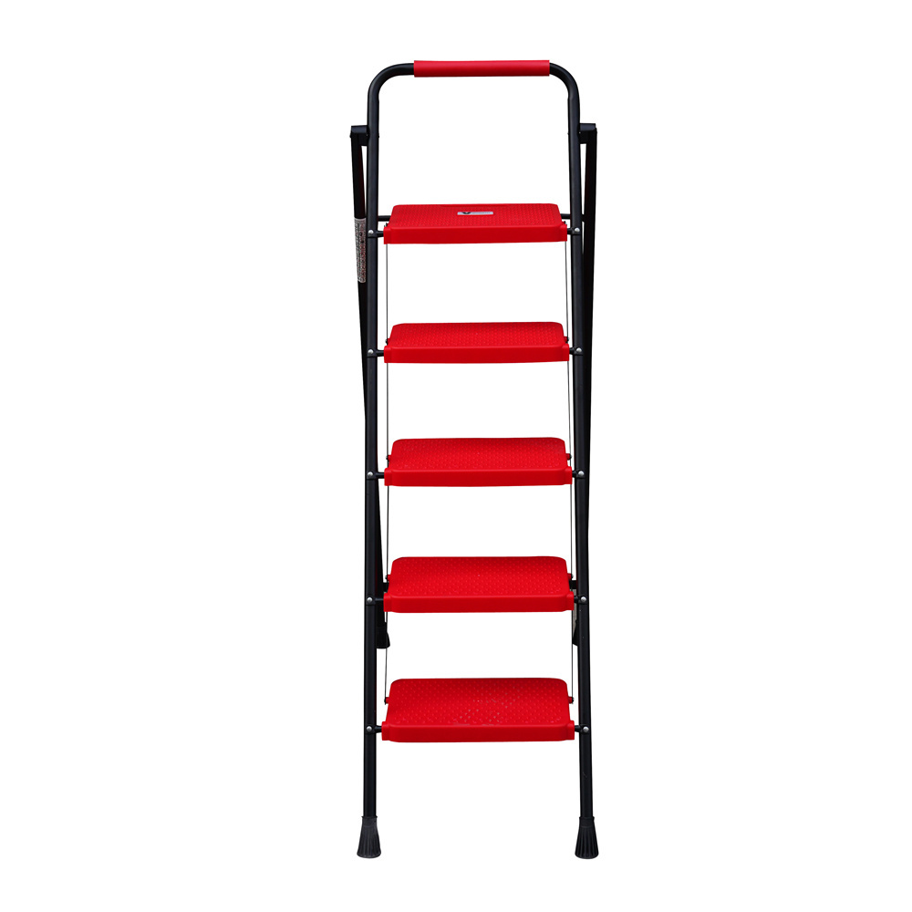 High Quality Aluminum household ladder step with big step Ladders useful in house Steel Step Narrow Monkey Ladder Compact Design