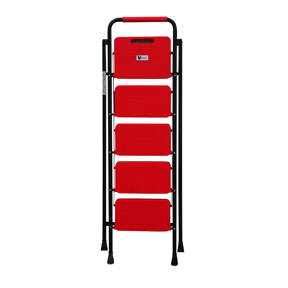 High Quality Aluminum household ladder step with big step Ladders useful in house Steel Step Narrow Monkey Ladder Compact Design