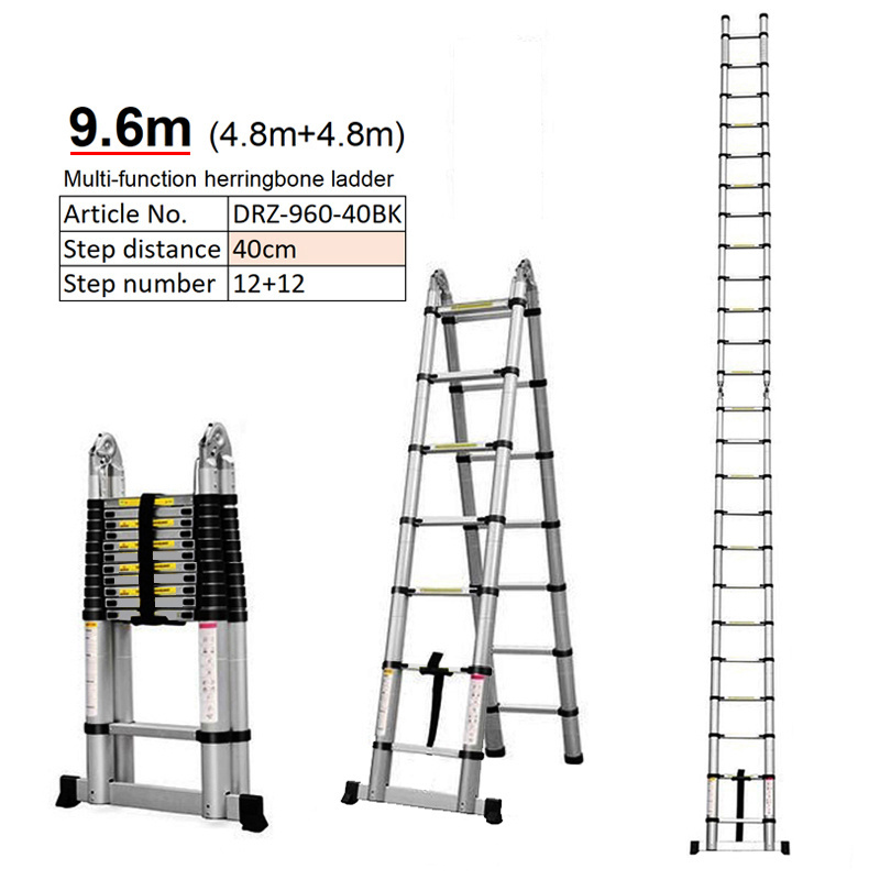 adjustable height ladder&moveable ladder&portable aluminium construction ladder