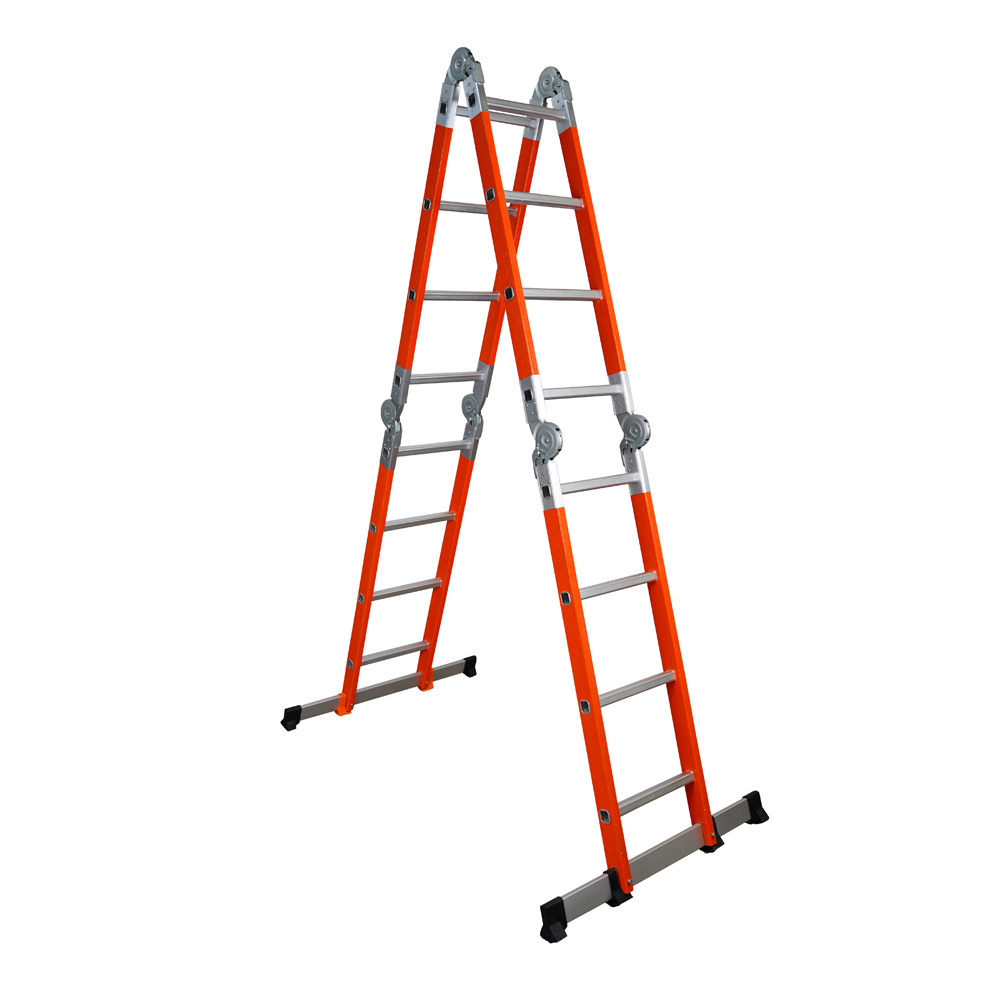 Attic Ladder Electric China Supply Building Material Scaffold Folding Work Platform Fiberglass Ladder