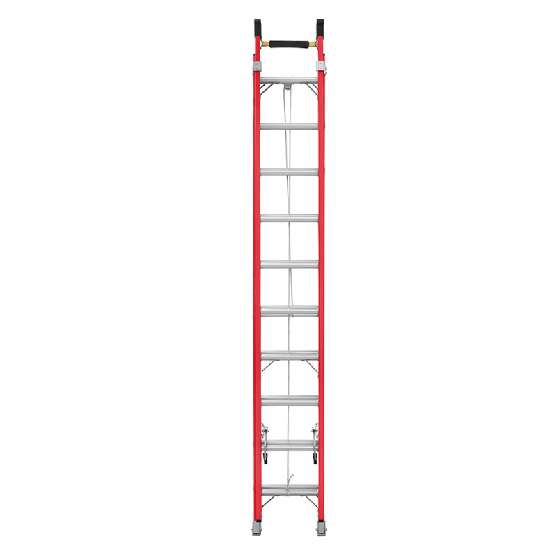 Personalization High Strength Insulated Fiberglass Telescopic Extension Ladder Shelf