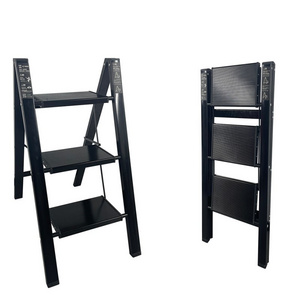 3 Step Foldable Household Anti-Slip Steel Household Ladders or Painting Small Ladder