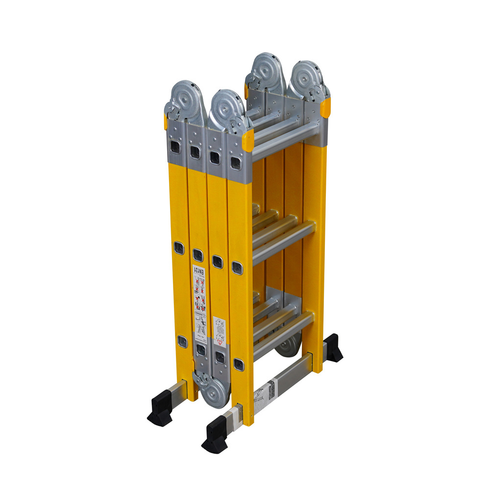 Modern High Quality Multifunctional Aluminum Folding Step Ladder Work Platform for Easy Access and Storage