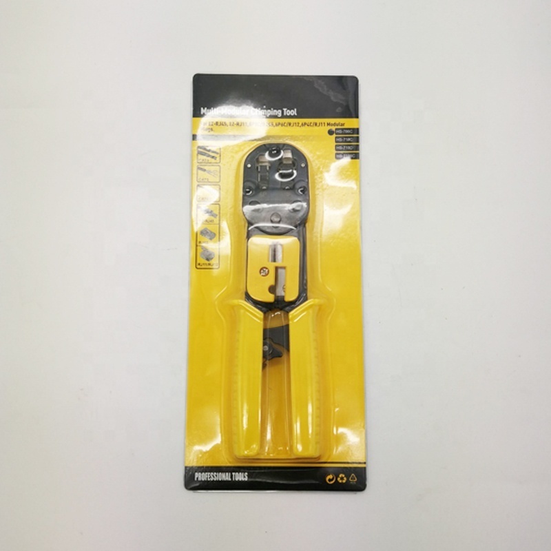 RJ45 Crimping Tool Network Pliers Crimping LAN Cable Wire Cutter Cutting Crimper Tool