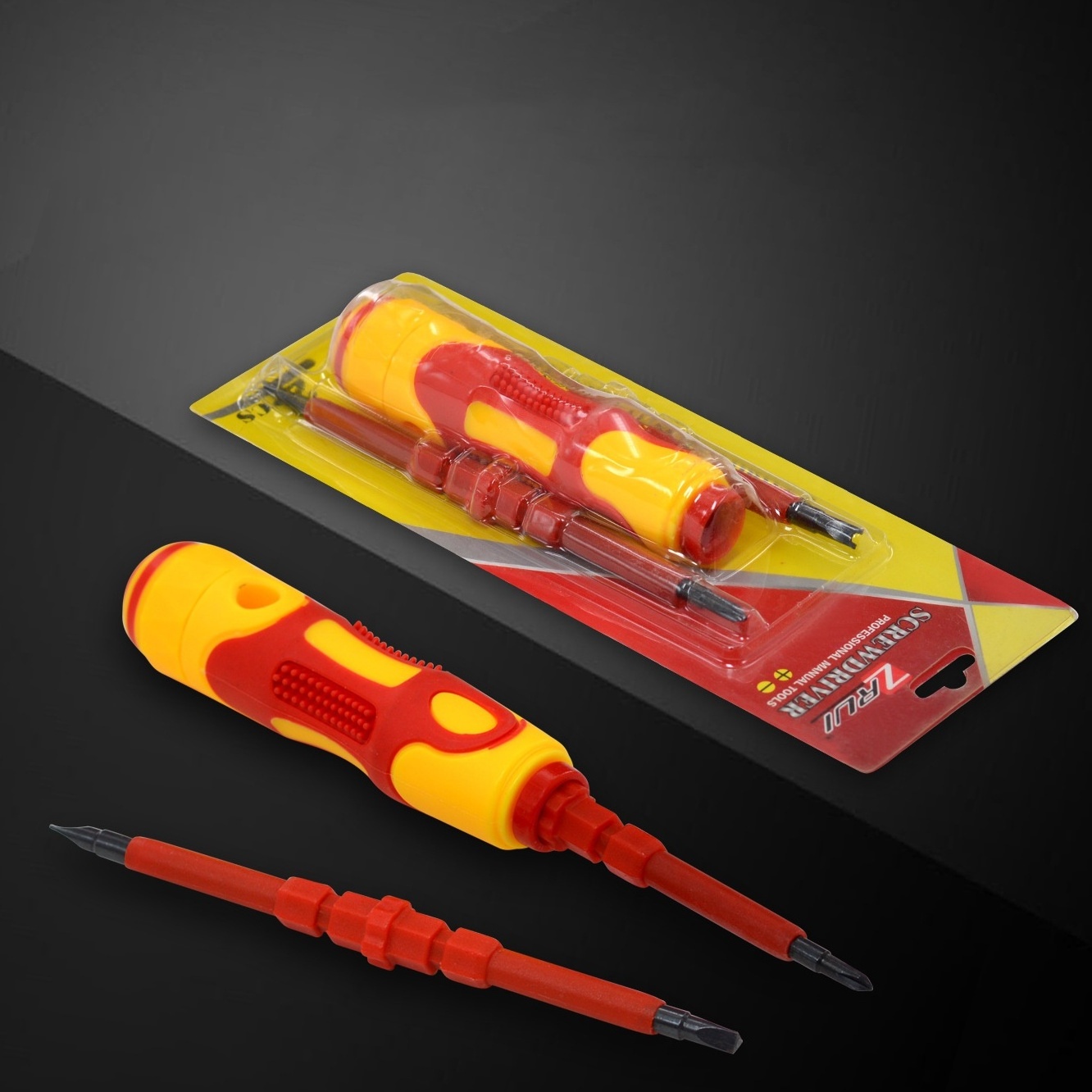 New Style 2pc Electrician Card Screwdriver Set Screwdriver Electrician Maintenance Tool Set