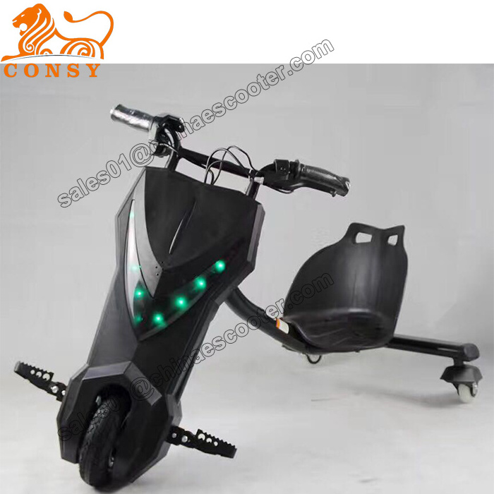 12V 24V 36V Electric Drift Trike Bike 3 Wheel Electric Scooter for kids cheap motorized drift trike for sale