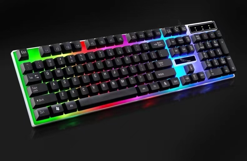 2022 lower Factory Price g21b LED light Gaming keyboard and Mouse Combos