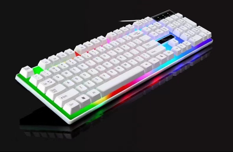 2022 lower Factory Price g21b LED light Gaming keyboard and Mouse Combos