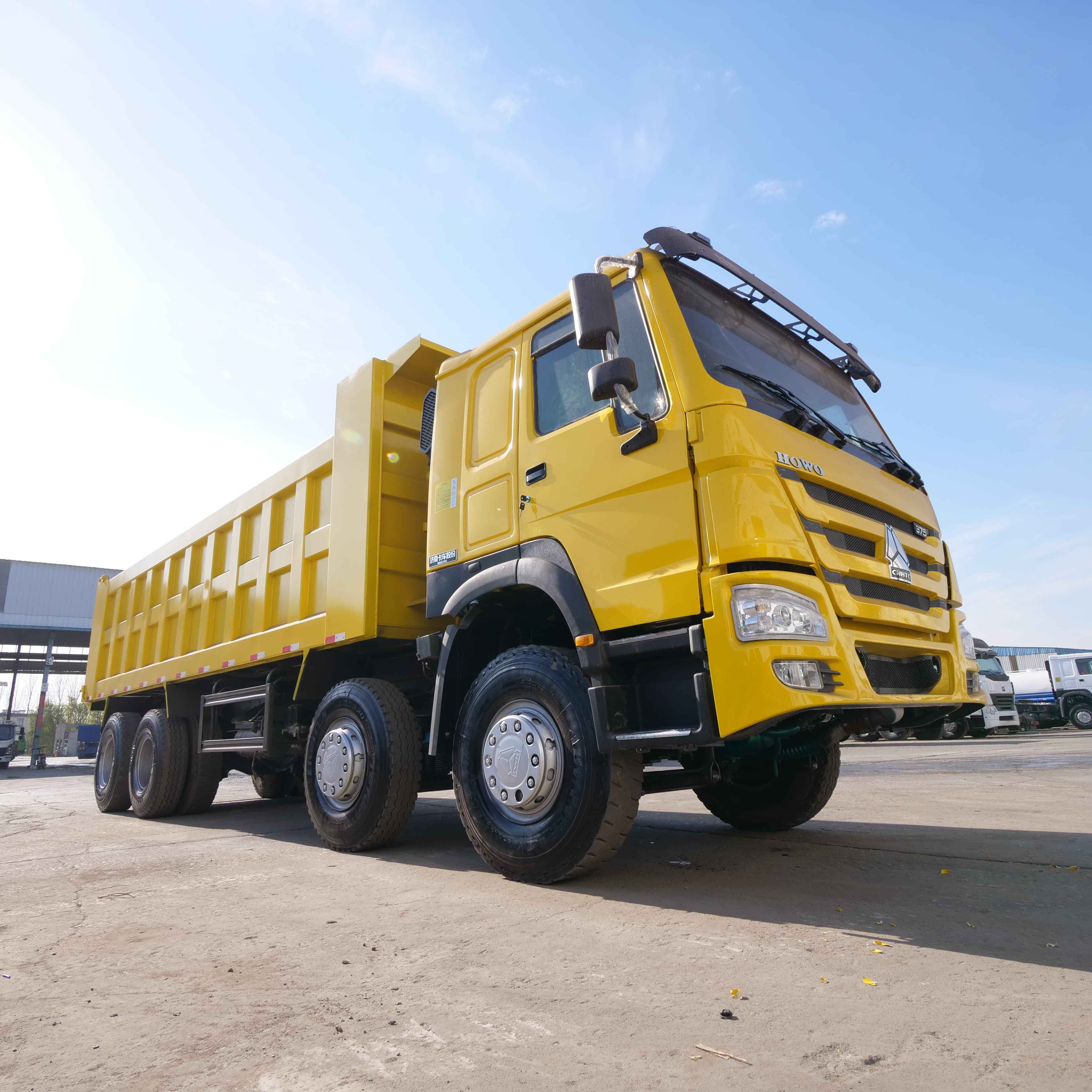 Brand New Diesel Power 400 430 hp Sinotruk HOWO 8x4 12 wheel 40 Ton Euro 3 Emission Standard Dump Truck