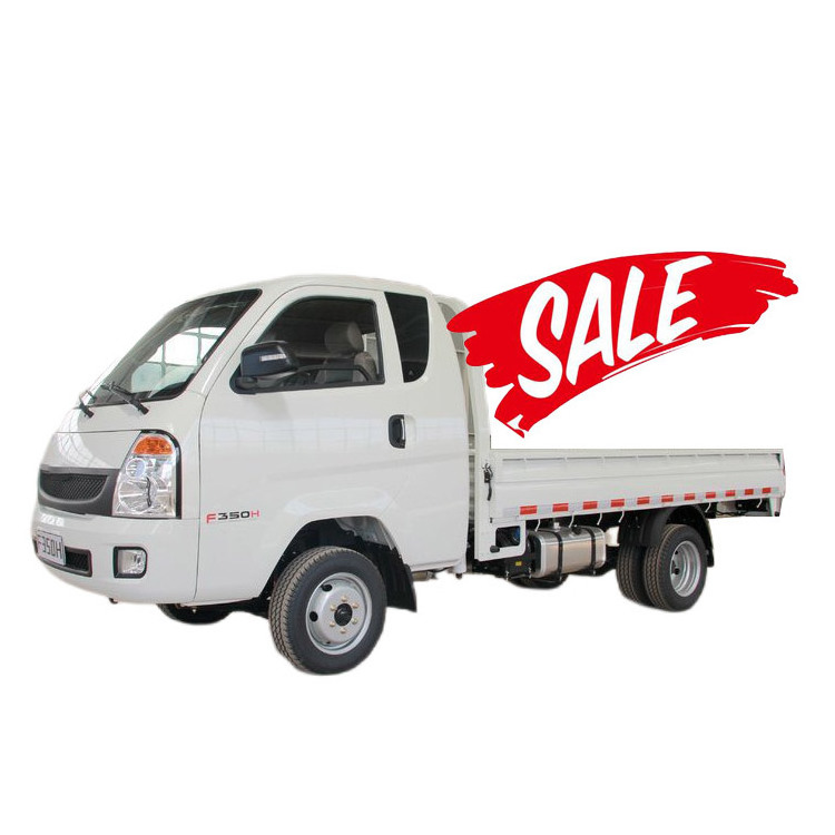 Chinese 15 Ton 35ton Rhd Double Cab Small Closed Box Mini Cargo Pick Up Van Truck mini pickup truck