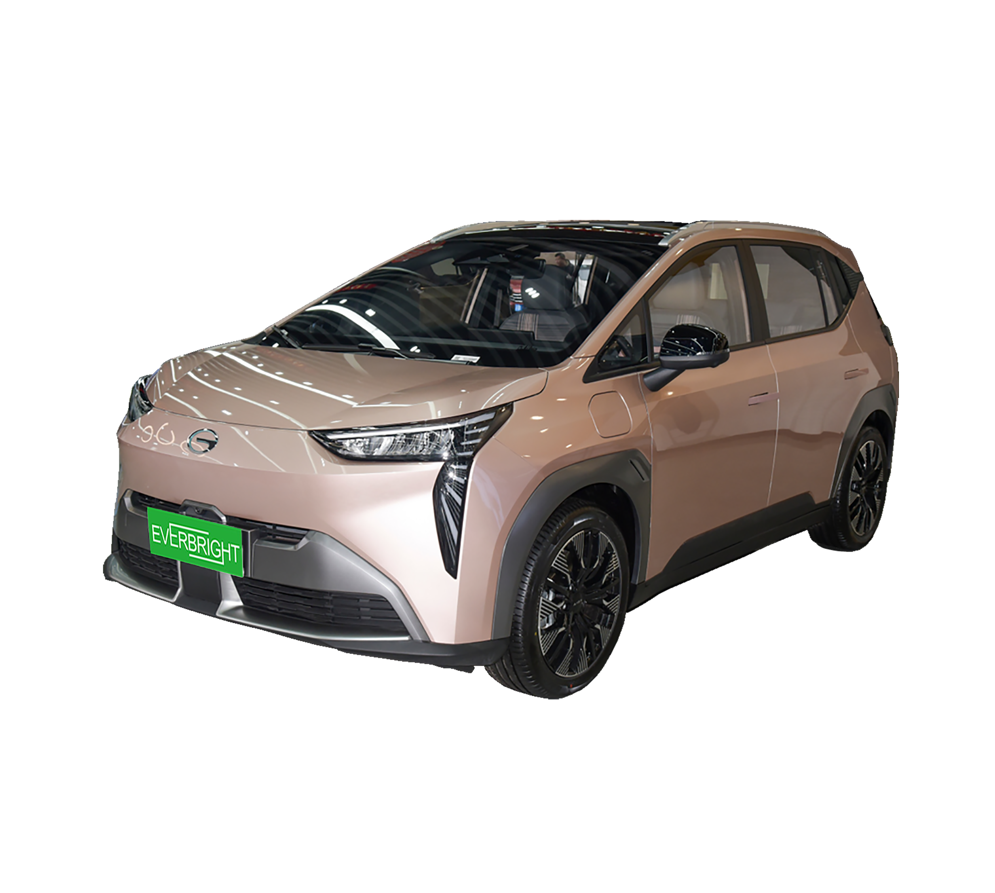 2022 New Pink Aion Y70 Electric Car 500 km Cruising Range New Energy SUV with 360 Degree Camera and Big Sunroof