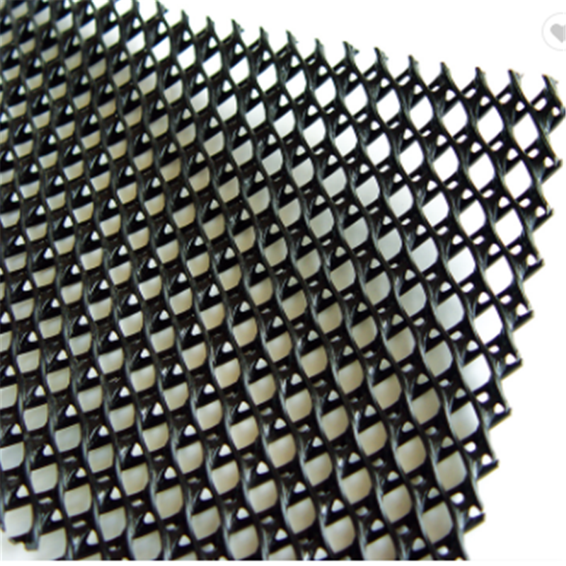 PE plastic diamond square shape mesh Geonet breeding net making machine with Highway Machine Line