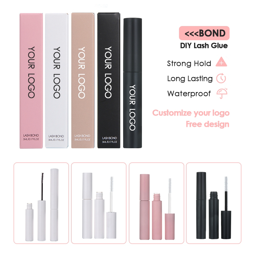 Diy Lash Bond and Seal & Remover Cluster Lash Glue for Lash Extension Super Long-lasting Strong Hold DIY Eyelash Glue