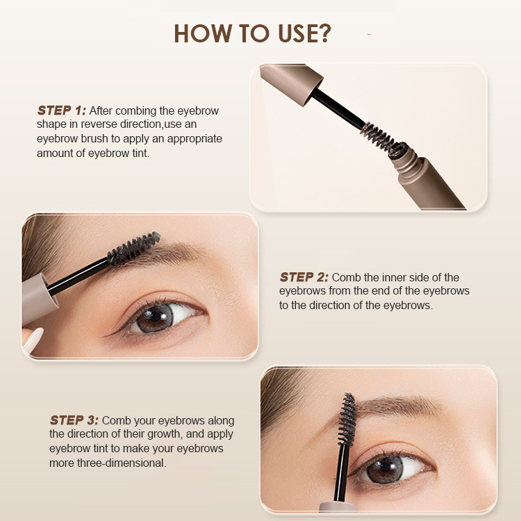 Thrive Eyebrow Gel Clear Waterproof Eye Brow Tint Kit Sweatproof Brow Glue, Buildable, Shapes, Fills Brows Makeup