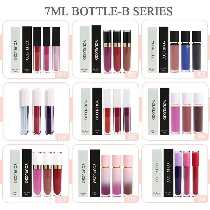 Wholesale Custom Logo Popular Metallic Shiny Glossy Lip Makeup Lip Stick Lip Gloss