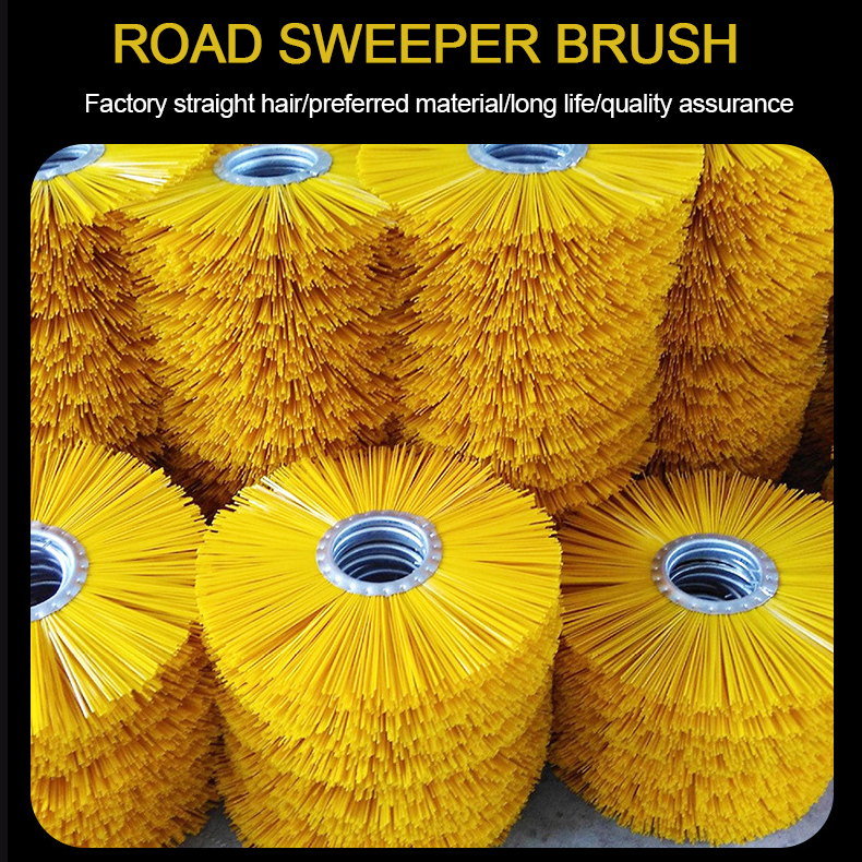 Used street sweeper brushes for sale forklift sweeper attachment road sweeper brush