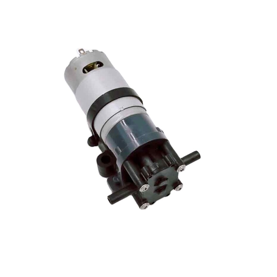 Dc Motor Small Pumps Mini Gear Pump Low Noise 6V/9V/12V/24V Electric 5A Hydraulic Oil Aluminum External Gear Pump 6 Months 8W