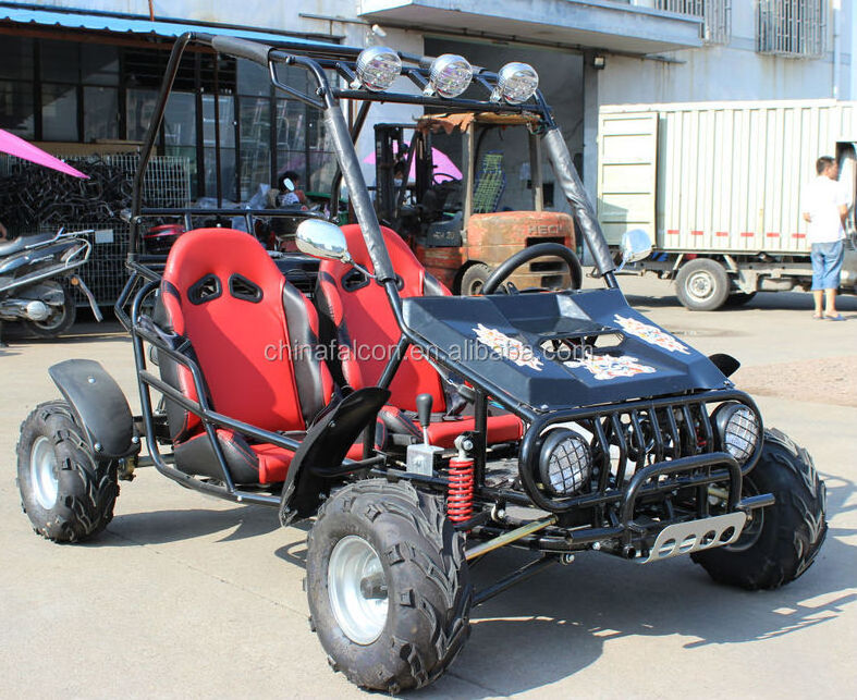 PowersportsMax 125cc Go Kart Dune Buggy Kids Gokarts Youth  Gas Beach Sand Rail Go Kart  Off Road Kids Go