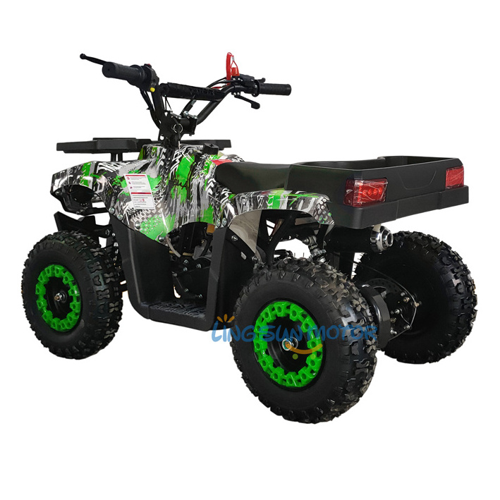 LINGSUN MOTOR 50cc 2 stroke mini kids ATV 49cc cheap gas four wheeler for kidsc with CE