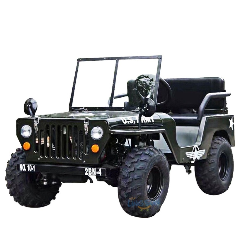 LING SUN 150cc (3+1) MINI Jeep. Willys Jeep. for Kids in Camo Colour