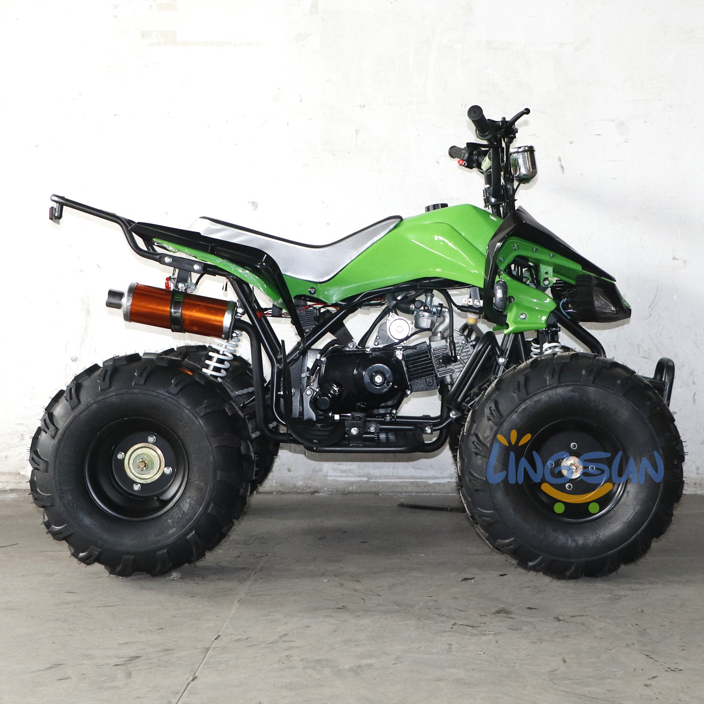 LING SUN 125cc Air Cooled ATV Cuatrimotos  4X4 for Adults  with CE