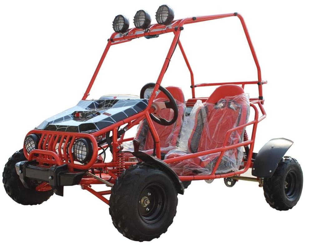 Lingsun Wholesale 125CC 4 stroke cheap kids fun go kart buggy 125cc for adults and kids