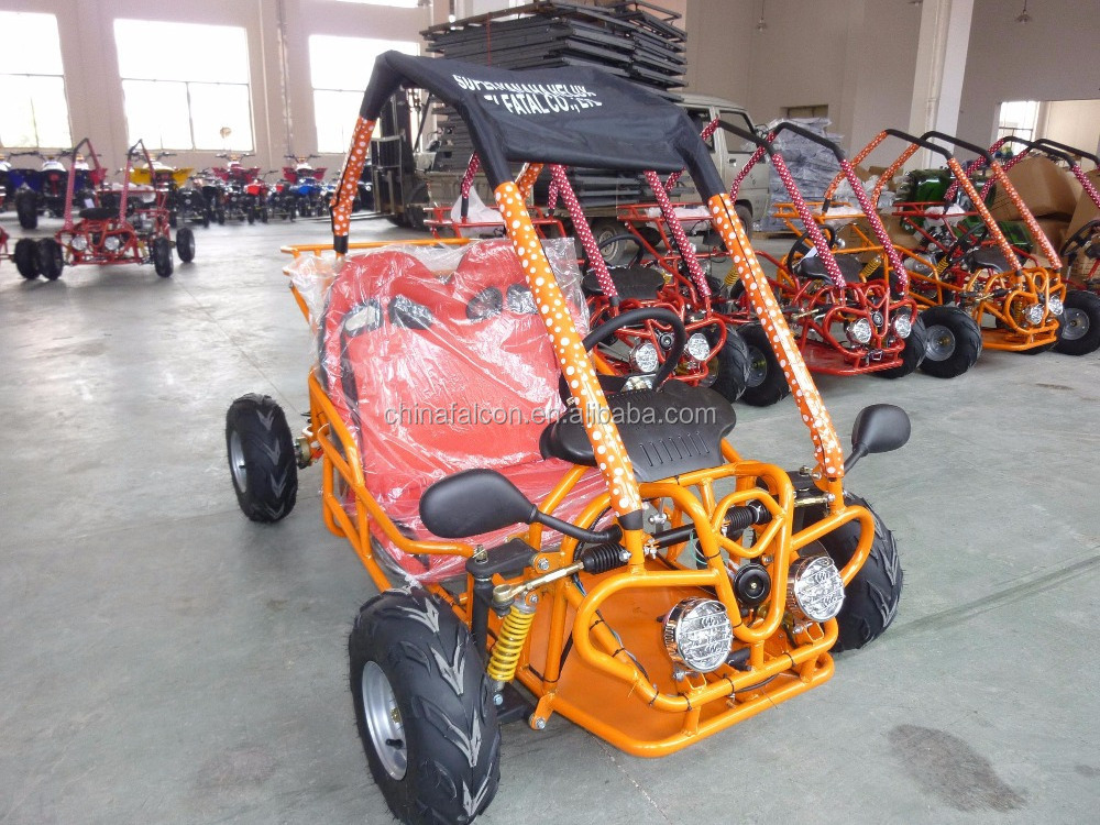 Lingsun Wholesale 110cc Go kart for adults and kids buggy 110cc with 2 seat