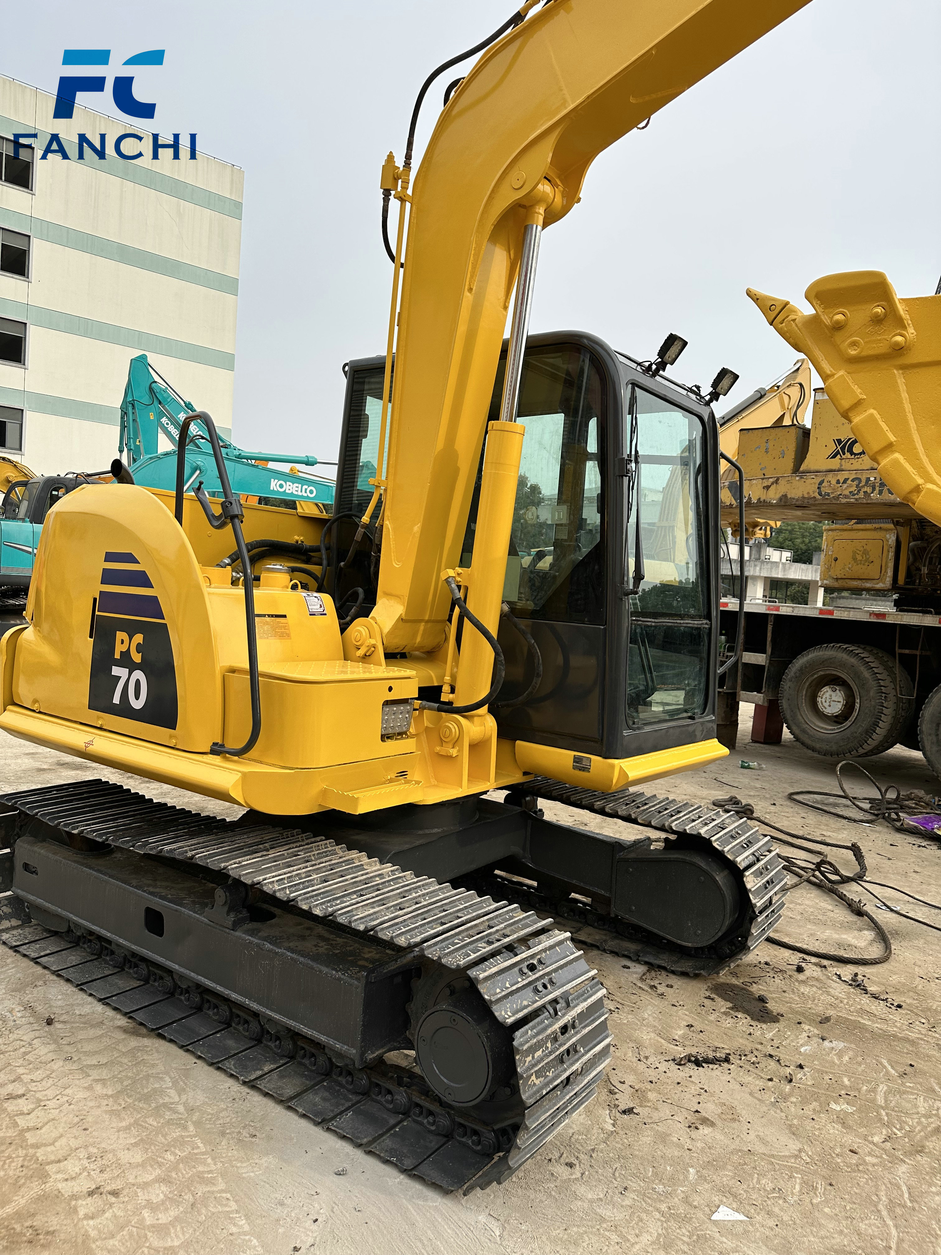 well maintained 7 ton Komatsu PC70-8 current stock sales Used excavator good condition hydraulic crawler Komatsu 70 excavator