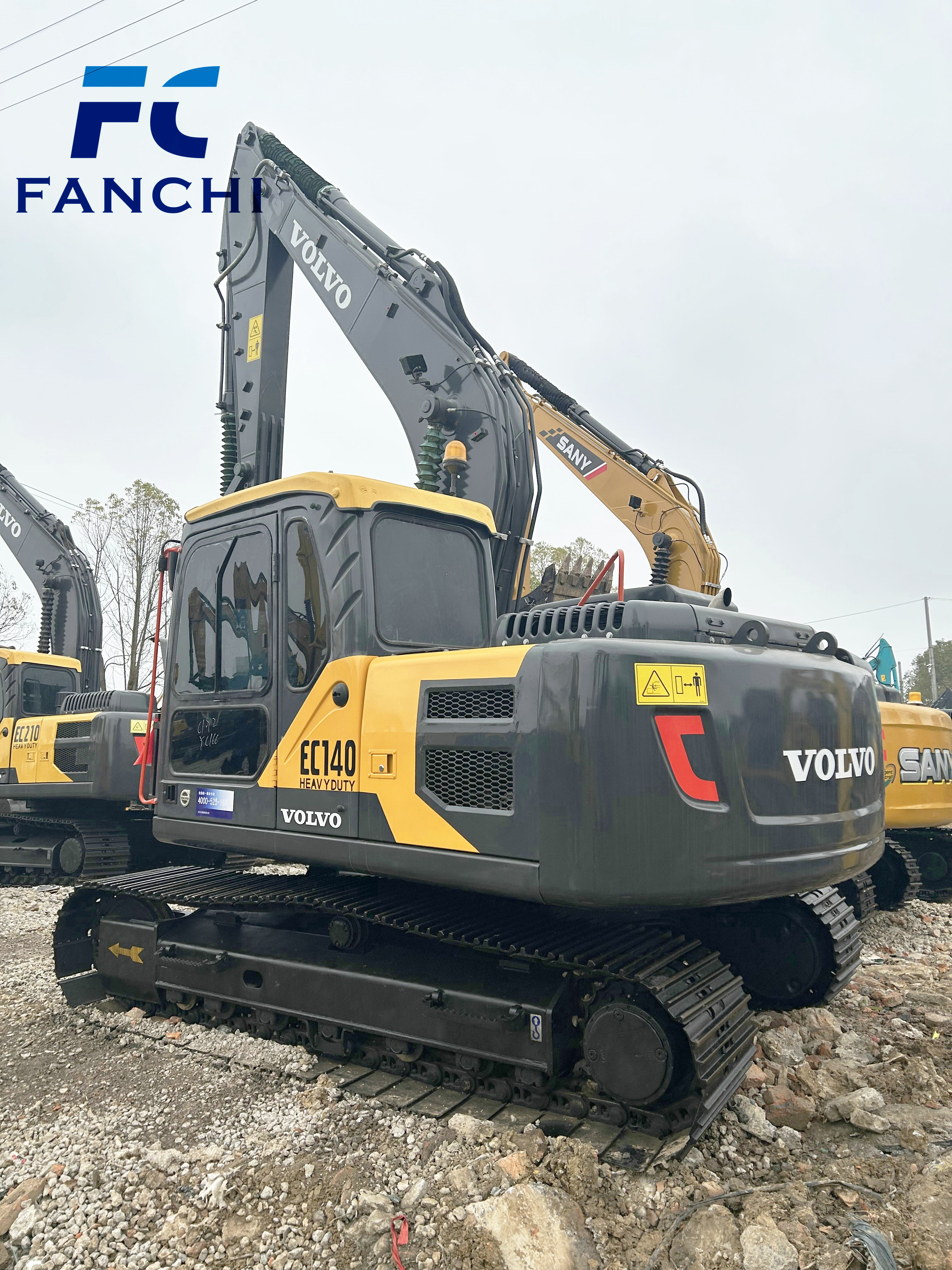 98% new VOLVO EC140 Crawler Excavator reasonable price Cheap good condition digital excavator HOT SELLING!