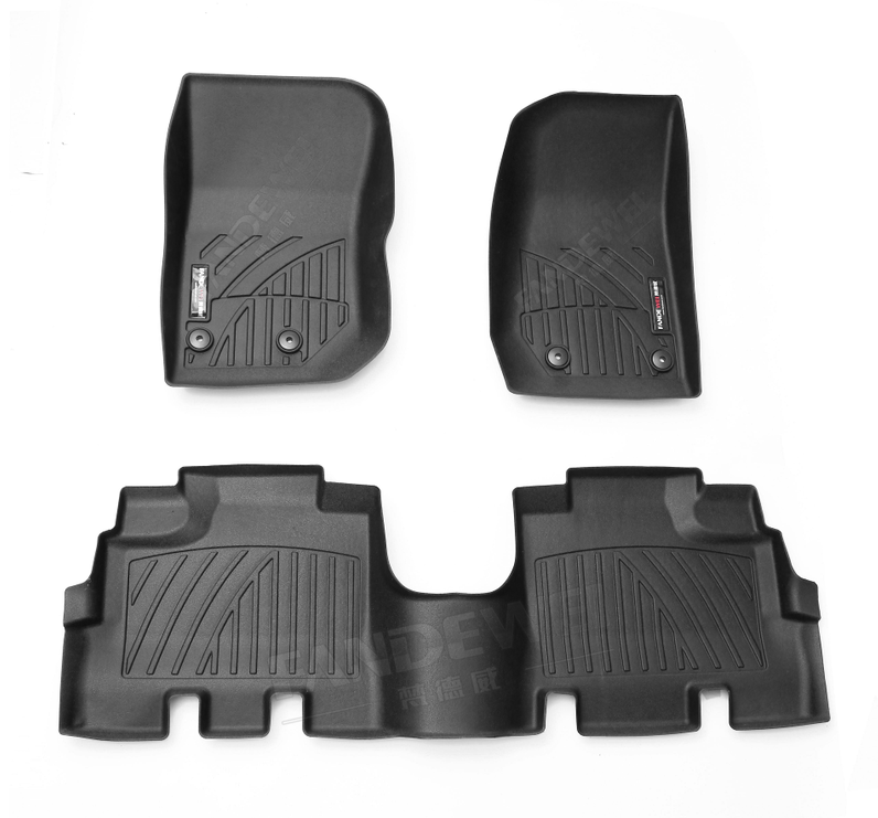 3D 5D car carpet floor mats All Weather Rubber Car Mats to suit Toyota Hiace