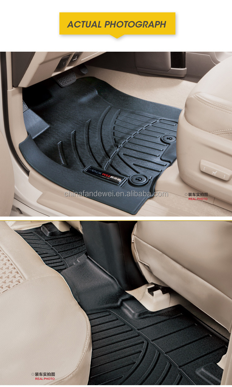 Custom fit 3D car mats for Chevrolet Trailblazer anti slip cargo liners left hand drive waterproof car carpet food pads