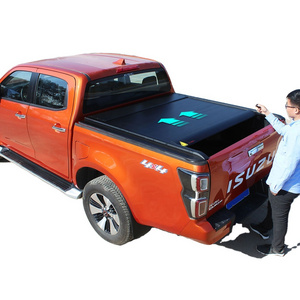 OEM custom-fit roller shutter lid for Triton high quality Pickup truck tub cover black color compatible with Roll bar