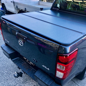 the best pickup truck tub covers for Mazda BT50 hot sale aluminum rear trunk cover tri-fold lid top canopy truck bed protector