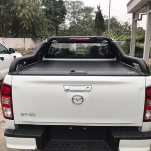 the best pickup truck retractable roll N lock cover for Mazda BT50 hot sale aluminum tub lid trunk bed protector