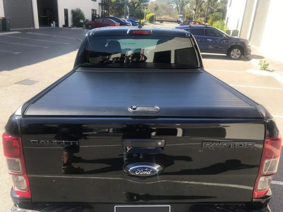 Best Quality Pickup Truck Retractable Roll N Lock Cover For Ford Ranger 2023 Hot Sale Aluminum Tub Lid Trunk Bed Protector