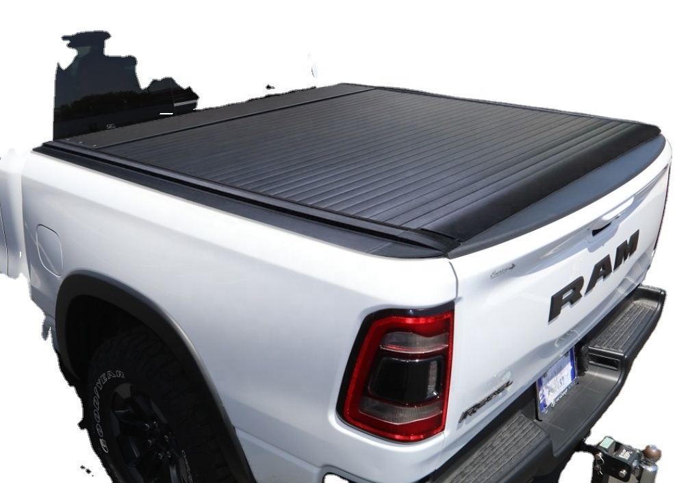 OEM custom-fit roller shutter lid for d-max Triton the best Pickup truck tub cover black color compatible with Roll bar