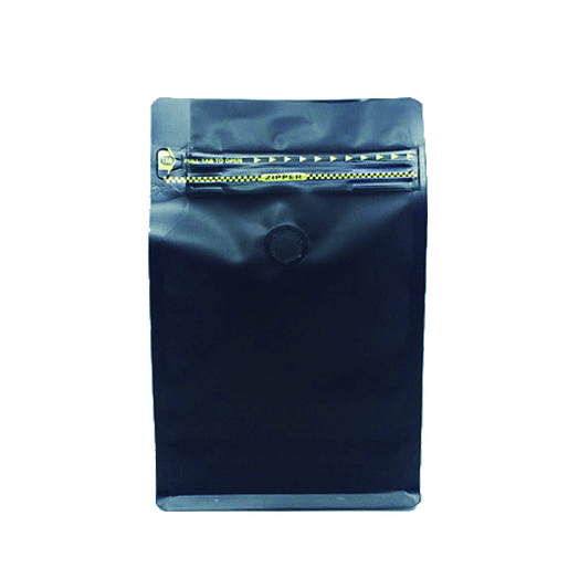 Food Grade Food Grade Packaging Practical Reusable Vented Zip Lock Coffe Bag Packaging With One-Way Valve